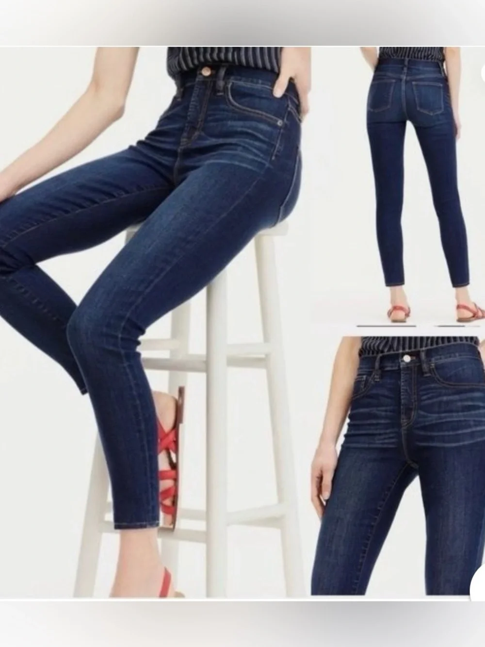 J.CREW LOOKOUT HIGH RISE SKINNY Jeans Women’s Size 29